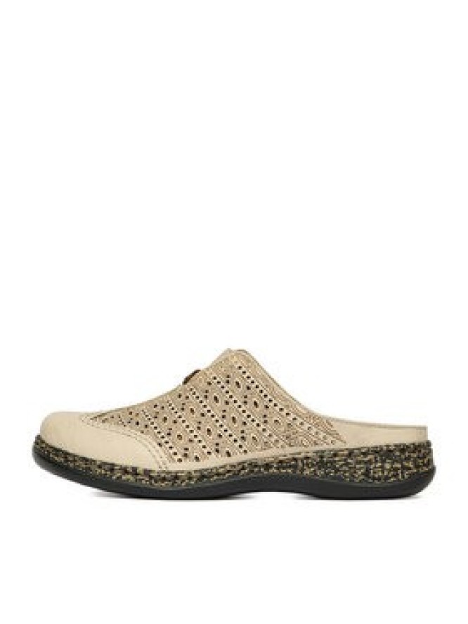 Rieker Klapki CEO-46376-60 Beżowy