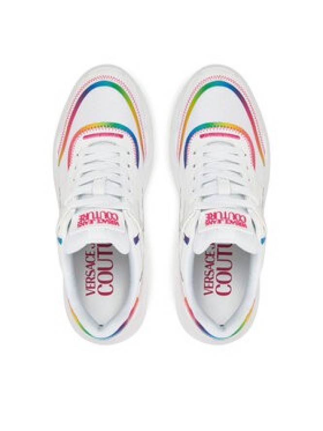 Versace Jeans Couture Sneakersy 78VA3SC4 Biały