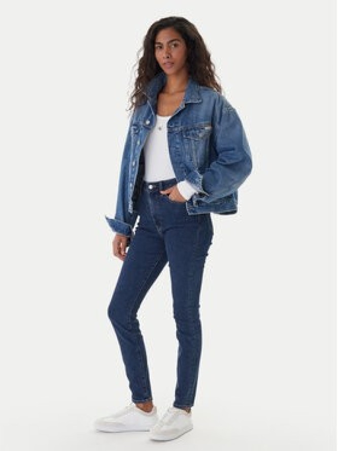 Calvin Klein Jeans Jeansy LV047E611G Granatowy Skinny Fit