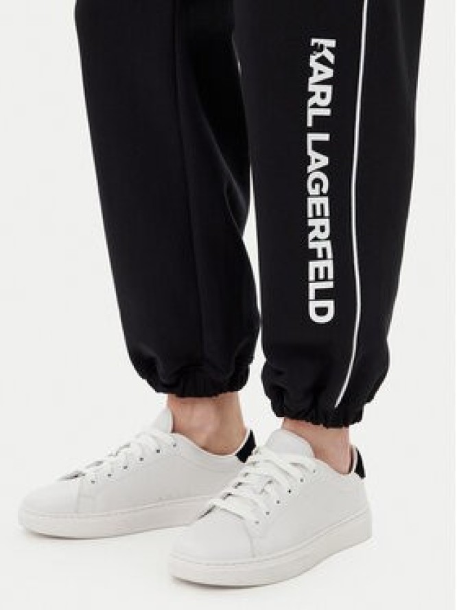 KARL LAGERFELD Spodnie dresowe A2W10149 Czarny Regular Fit