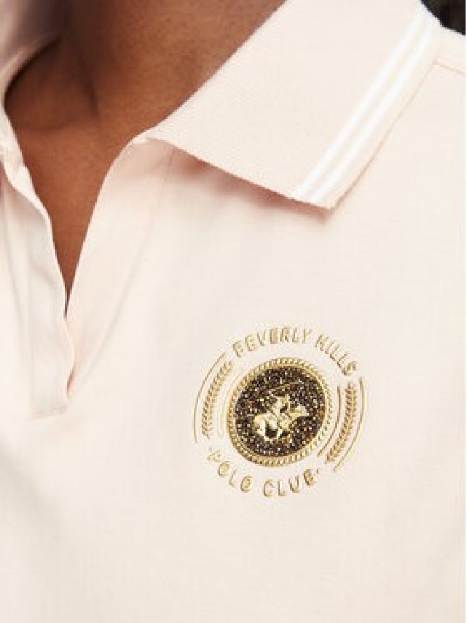 Beverly Hills Polo Club Polo L2605-HR Różowy jasny Regular Fit