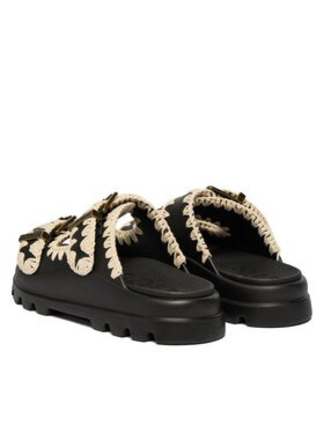 Mou Klapki MU.SW661001N Czarny