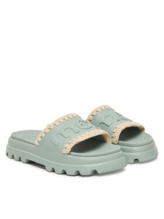 Mou Klapki MU.SW661000N Zielony