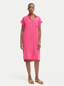 Iconique Sukienka koszulowa Quinn IC26-060 Różowy ciemny Relaxed Fit