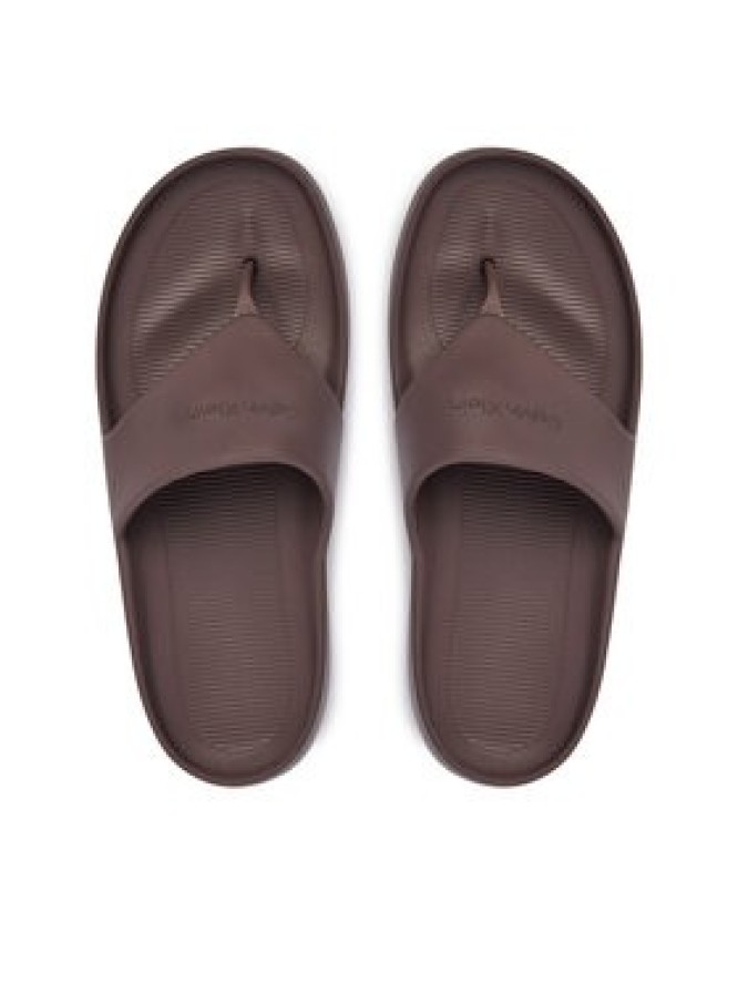Calvin Klein Japonki One Piece Eva Flip Flop Thong HW0HW02957 Brązowy