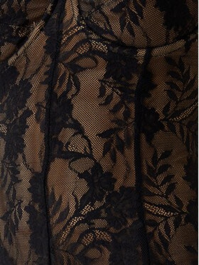 NORMA KAMALI Sukienka koktajlowa ST1253LNP40850 Czarny Slim Fit