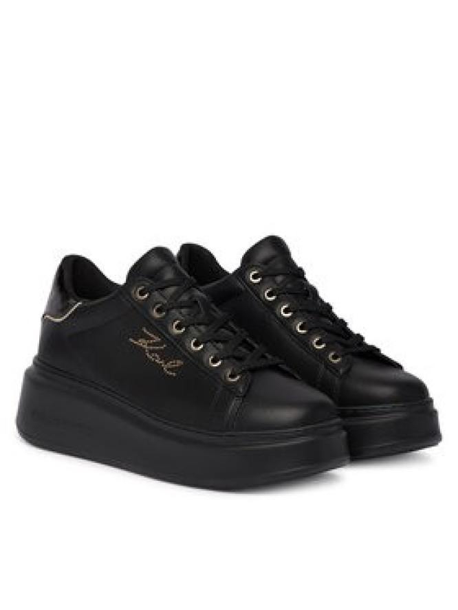 KARL LAGERFELD Sneakersy Anakapri KL63518A Czarny