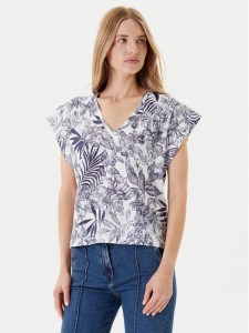 United Colors Of Benetton T-Shirt 3SEBD10AE Niebieski Relaxed Fit