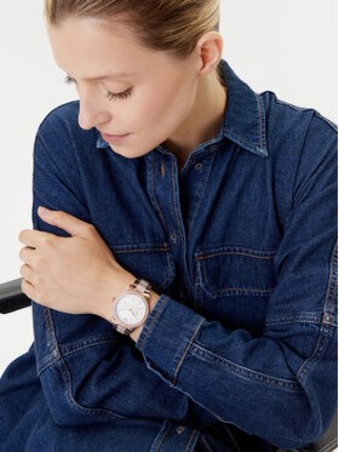 Michael Kors Zegarek Tibby MK7293 Różowe złocenie