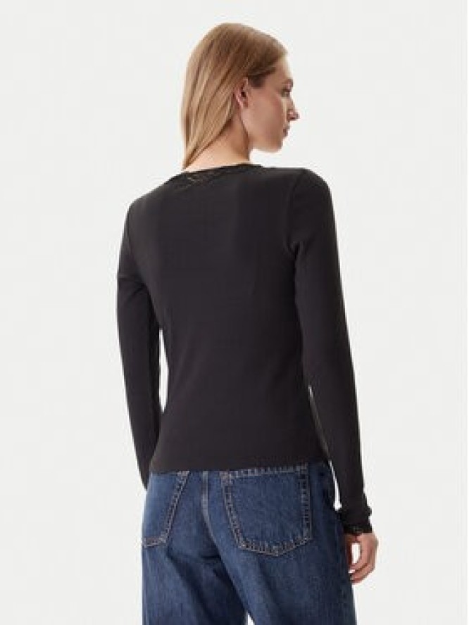 Tommy Hilfiger Bluzka UW0UW06071 Czarny Slim Fit