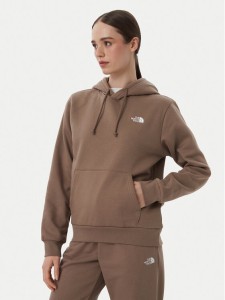 The North Face Bluza Evolution Simple Dome NF0A8CWN Brązowy jasny Regular Fit
