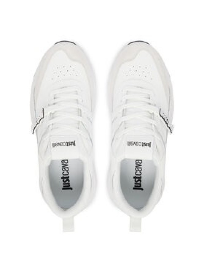 Just Cavalli Sneakersy 80RA3SL2 ZPC05 Biały