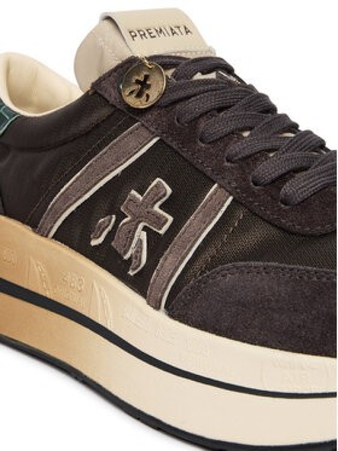Premiata Sneakersy Bethcoin Var 8505 Brązowy