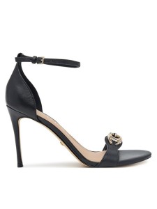 Guess Sandały FLTKAB LEA03 Czarny