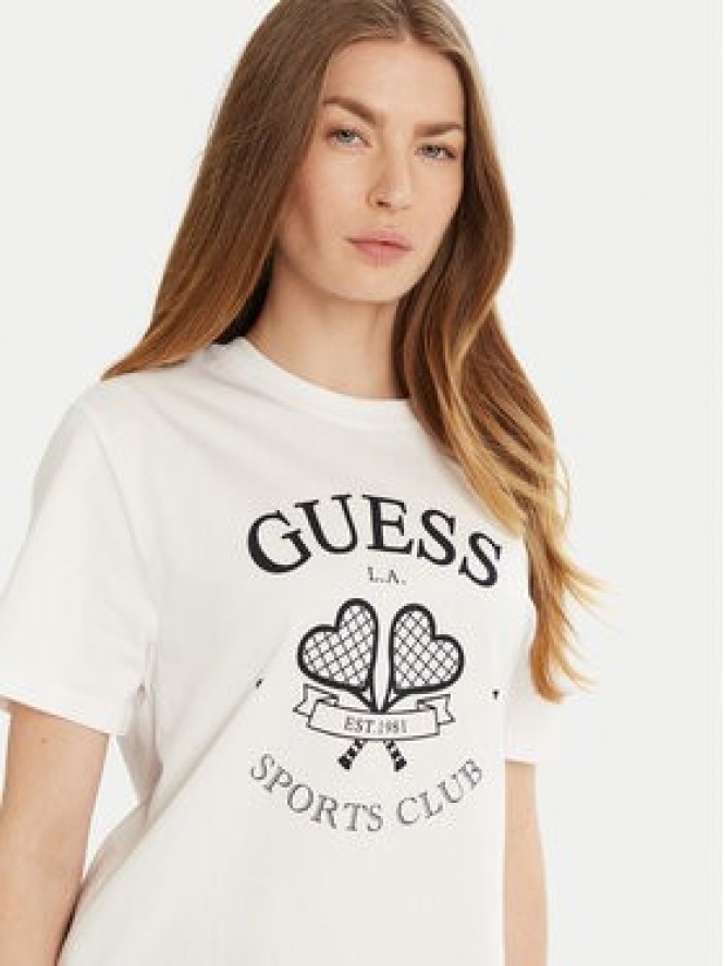 Guess T-Shirt V5GI04 I3Z14 Biały Regular Fit