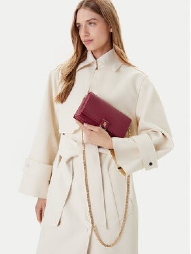 Tommy Hilfiger Torebka Th Her Flap W/Chain AW0AW17403 Czerwony