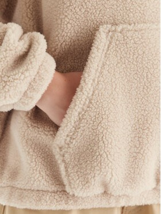 adidas Bluza Essentials Teddy JW6061 Beżowy Oversize