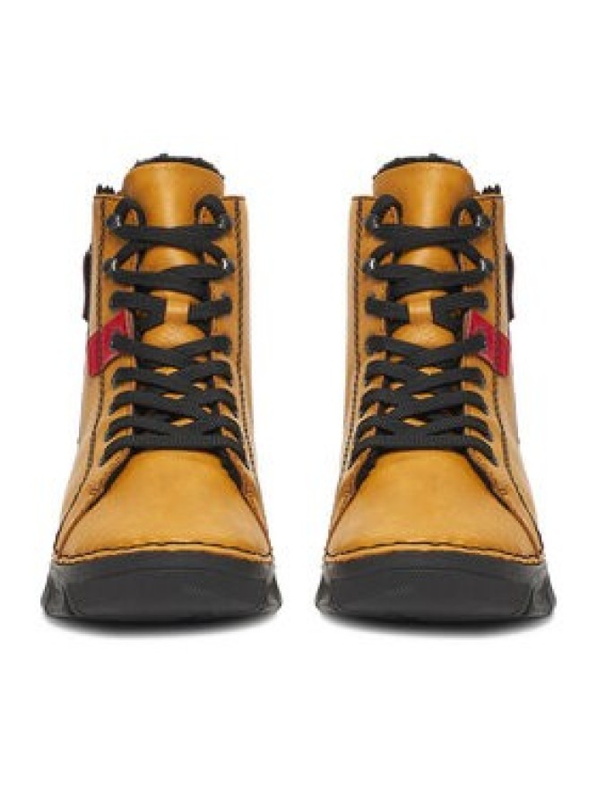 Rieker Trzewiki CEO-55024-68 Żółty