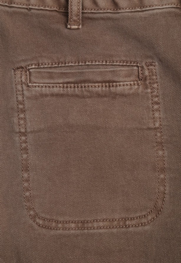 Brązowe Szerokie Jeansy High Waist z Bawełny Berinnessa