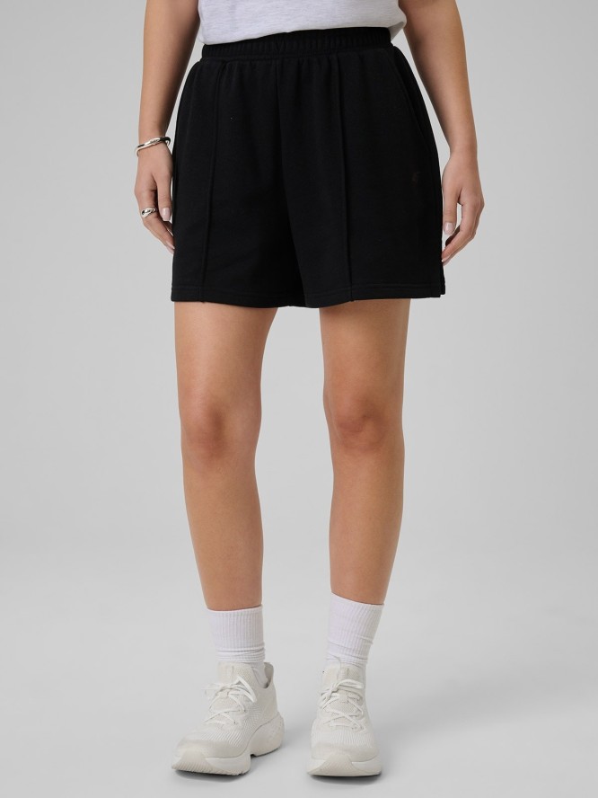 4F Spodenki dresowe damskie - czarne XS