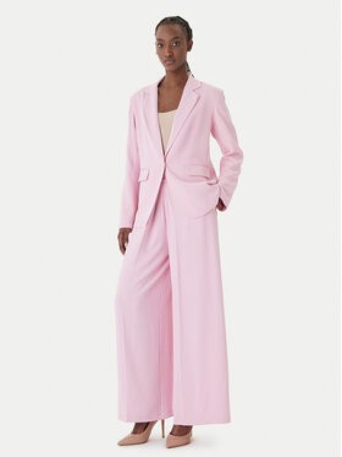 Fracomina Spodnie palazzo FS26SV3007W47601 Różowy Regular Fit