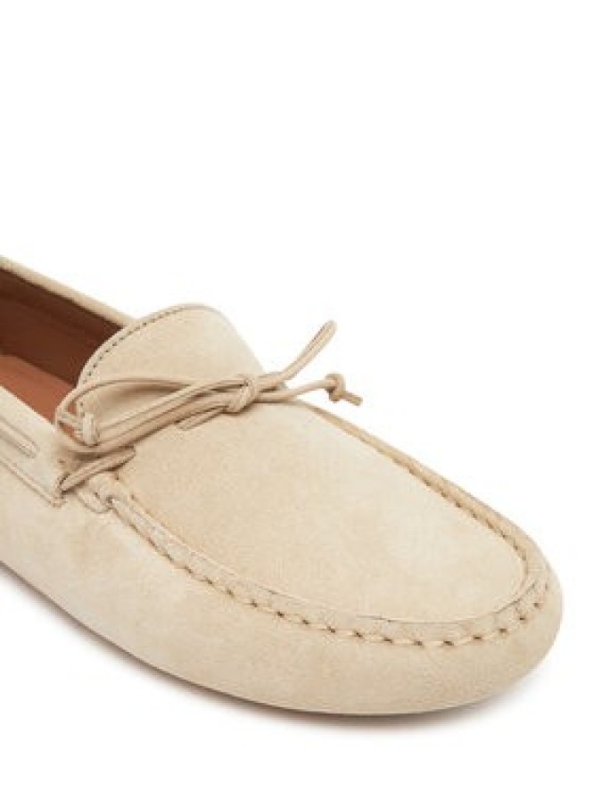 BOSS Mokasyny Roxanne 50553331 10231455 01 Écru