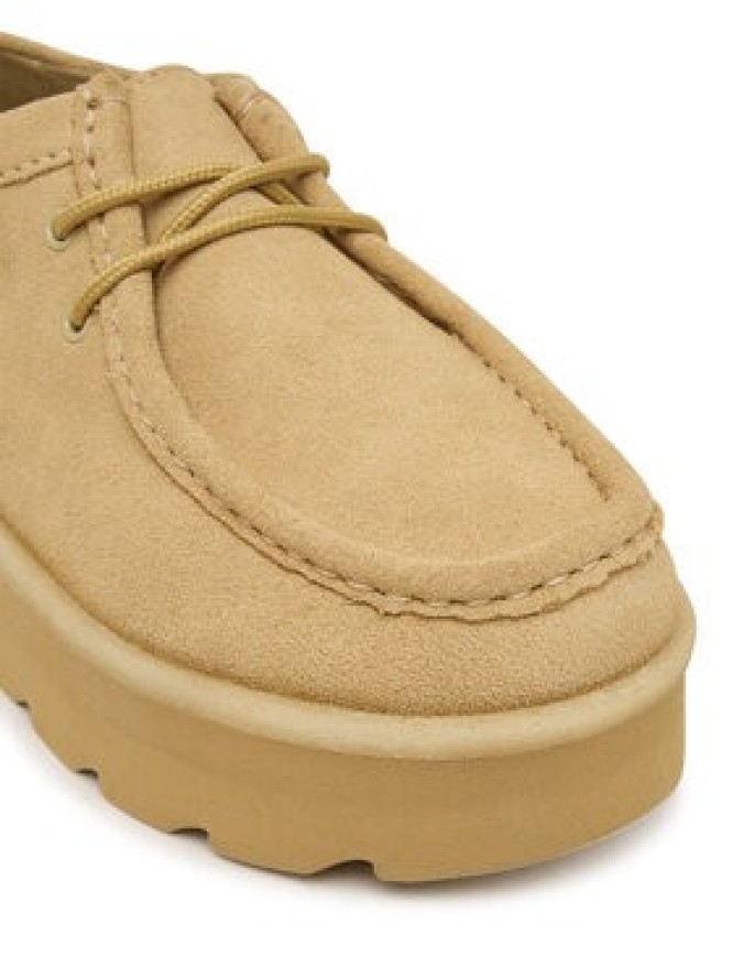 Clarks Półbuty Meare Walla. 26183785 Beżowy