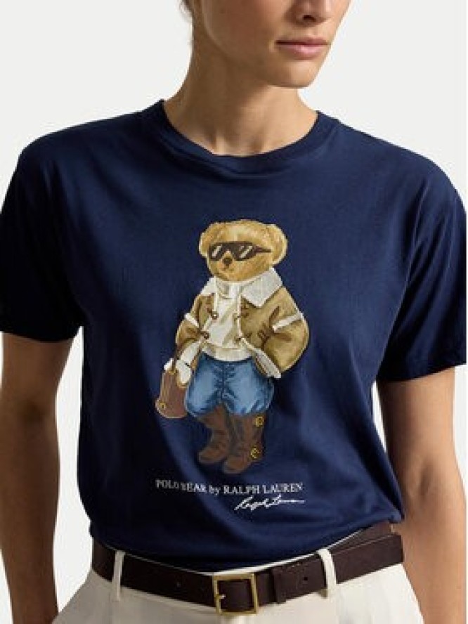 Polo Ralph Lauren T-Shirt 211B23863001 Granatowy Regular Fit