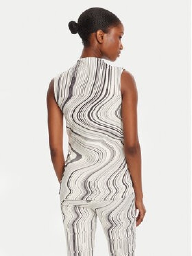 Desigual Bluzka Chiara 25WWTK55 Écru Regular Fit