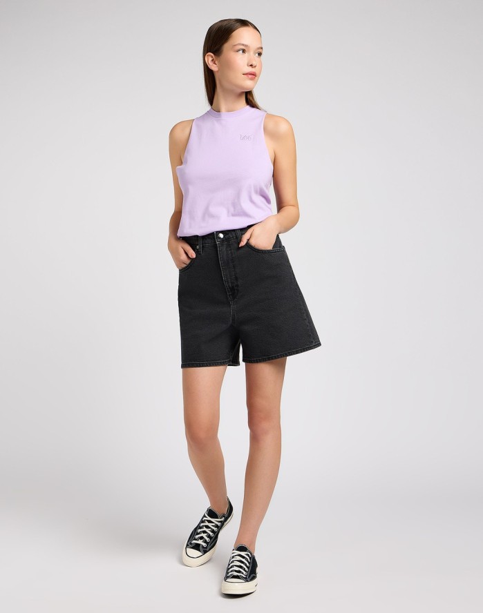 DAMSKIE SZORTY JEANSOWE LEE STELLA SHORT EDGE OF BLACK 112351261