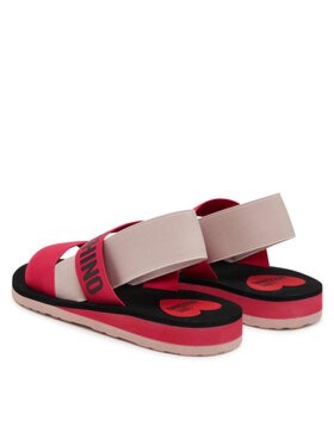 LOVE MOSCHINO Sandały JA16033G0MJN460C Różowy