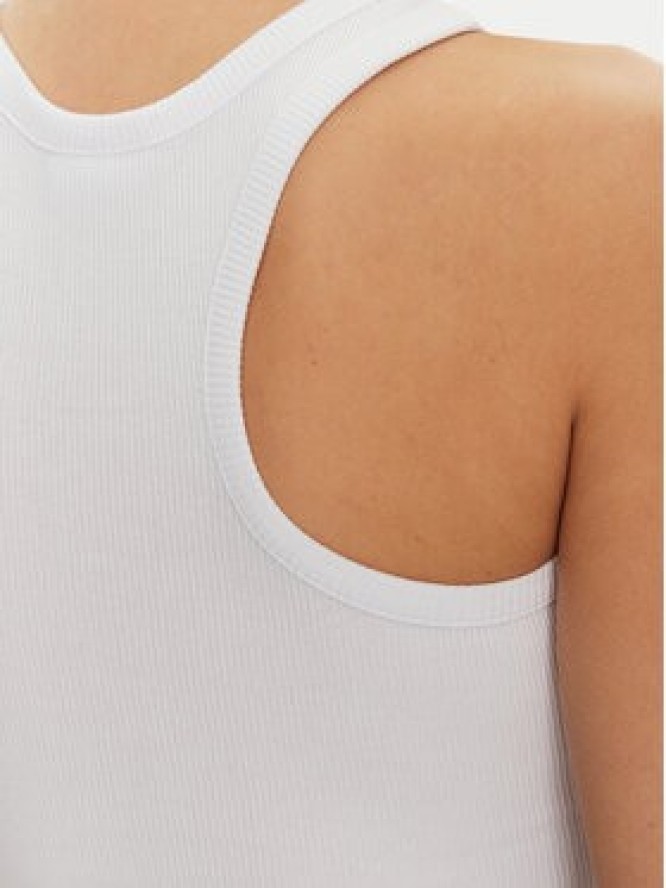 Karl Kani Top 6131302 Biały Cropped Fit