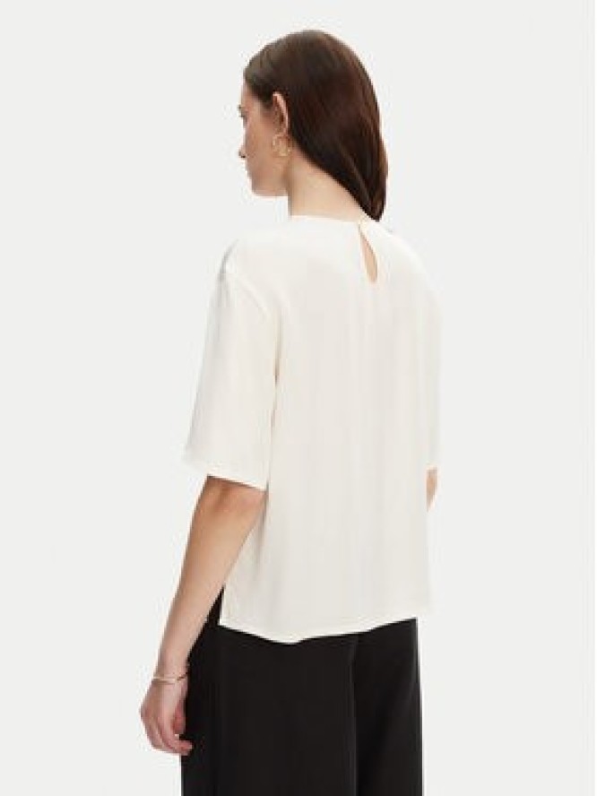 Tommy Hilfiger T-Shirt WW0WW45900 Écru Relaxed Fit