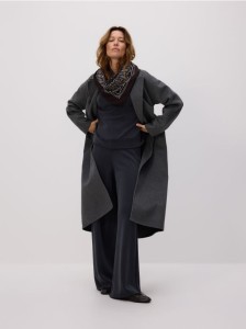 Spodnie z modalem - granatowy