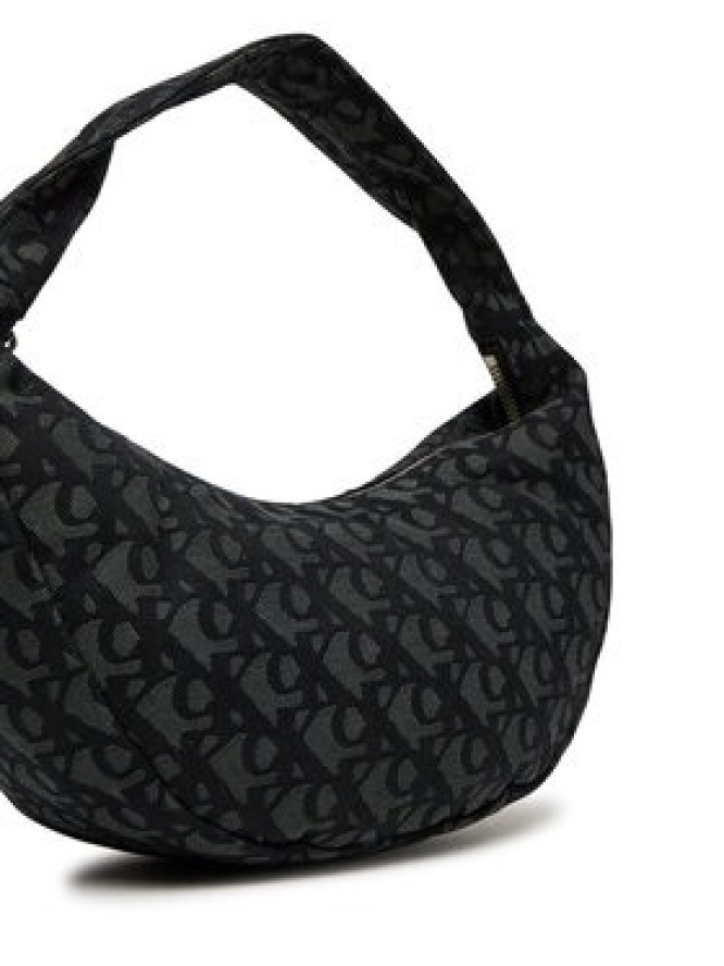 Calvin Klein Torebka Ckj Monogram Pinched Medium Shou LV04F3206G Czarny