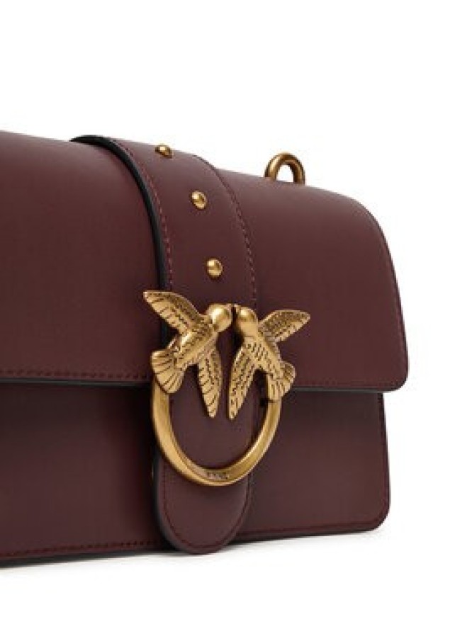 PINKO Torebka Love One Mini ST.CL Al 25-26 PLTT 105856 A0F1 Bordowy