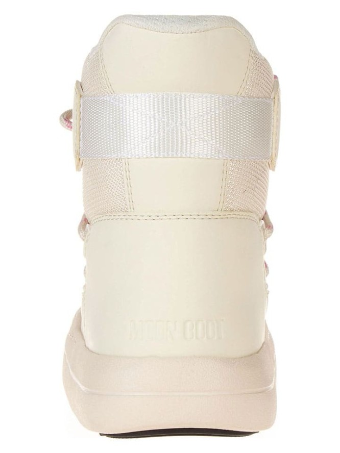 Moon Boot Botki "Park Sneaker Boot" w kolorze kremowym rozmiar: 38