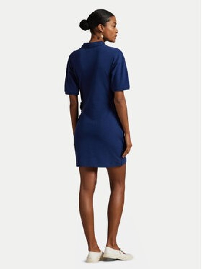 Polo Ralph Lauren Sukienka codzienna 211A88516001 Granatowy Straight Fit