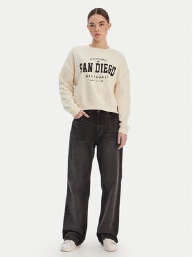 ONLY Bluza 15254183 Beżowy Loose Fit