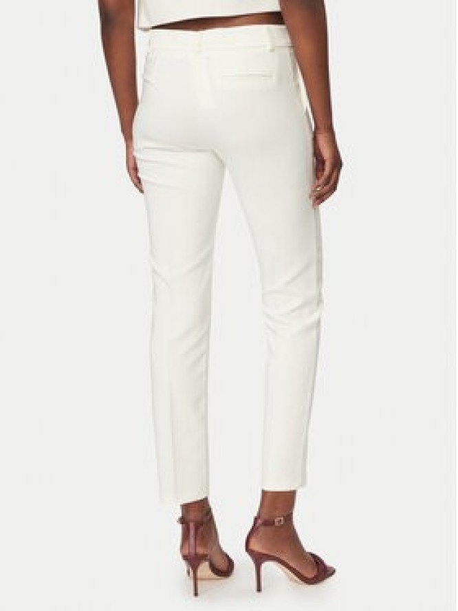 Rinascimento Spodnie materiałowe CFC0128638003 Biały Slim Fit