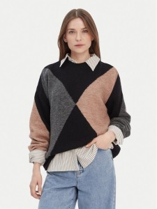 Barbour Sweter LKN1678MI11 Kolorowy Regular Fit