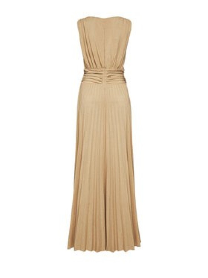 Gaudi Sukienka wieczorowa 511FD14005 Beżowy Regular Fit