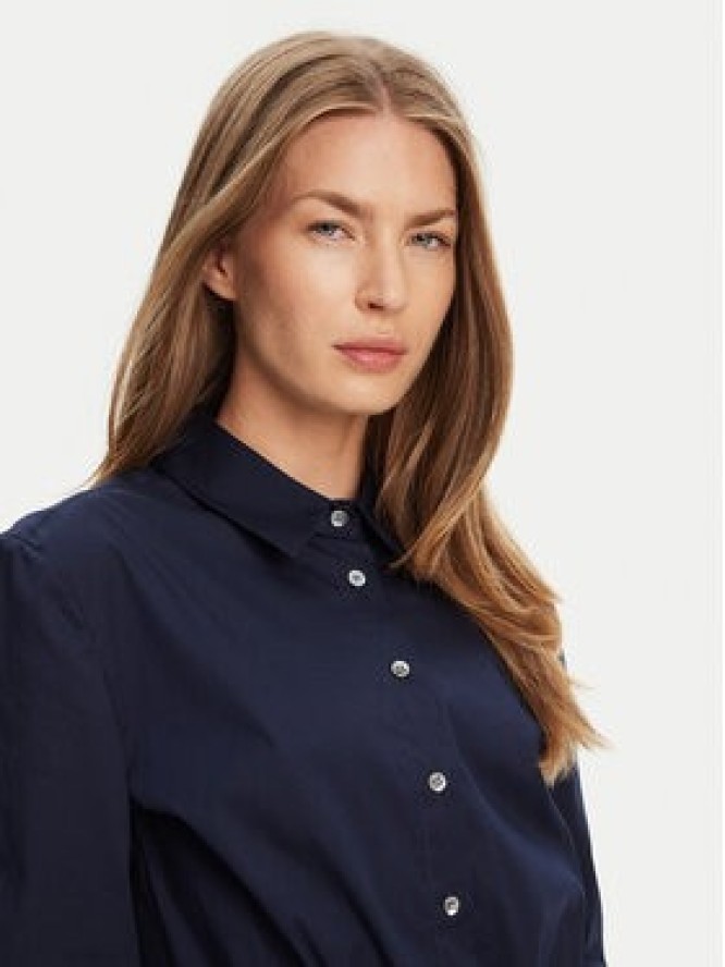 STAUD Sukienka koszulowa Rocco R25S2112PO Granatowy Regular Fit