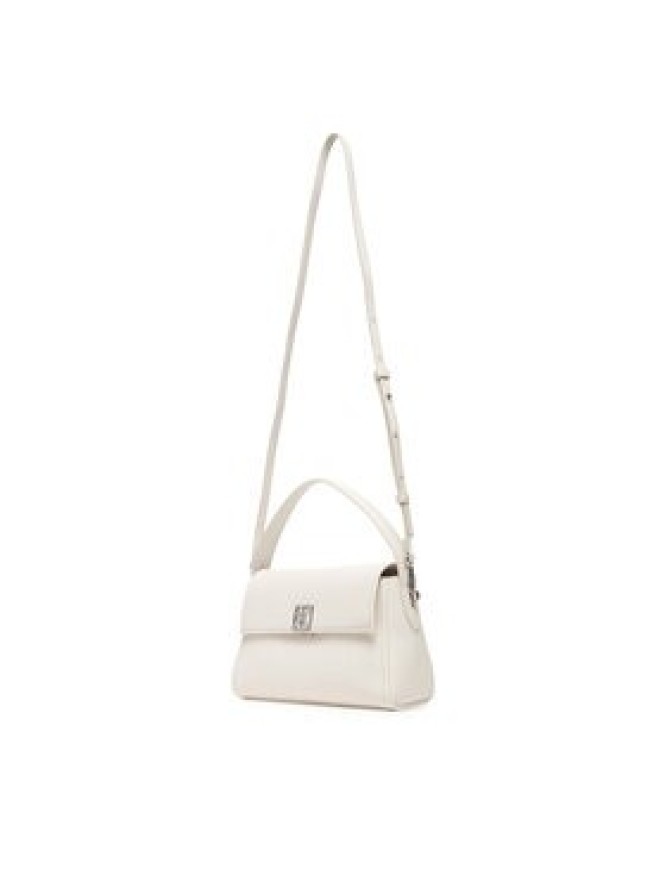 Calvin Klein Torebka Emblem Hw Pebble Shoulder Bag 25 LV04F3425G Biały