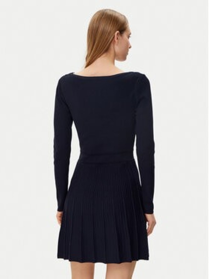 Morgan Sukienka dzianinowa 251-RMCLO Granatowy Slim Fit