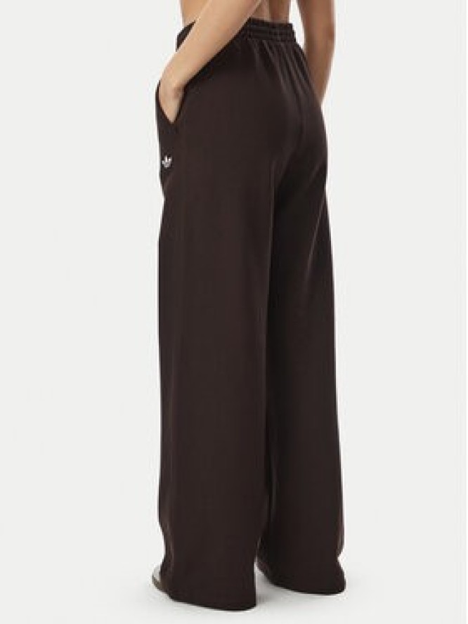 adidas Spodnie dresowe Essential LL0412 Brązowy Wide Leg