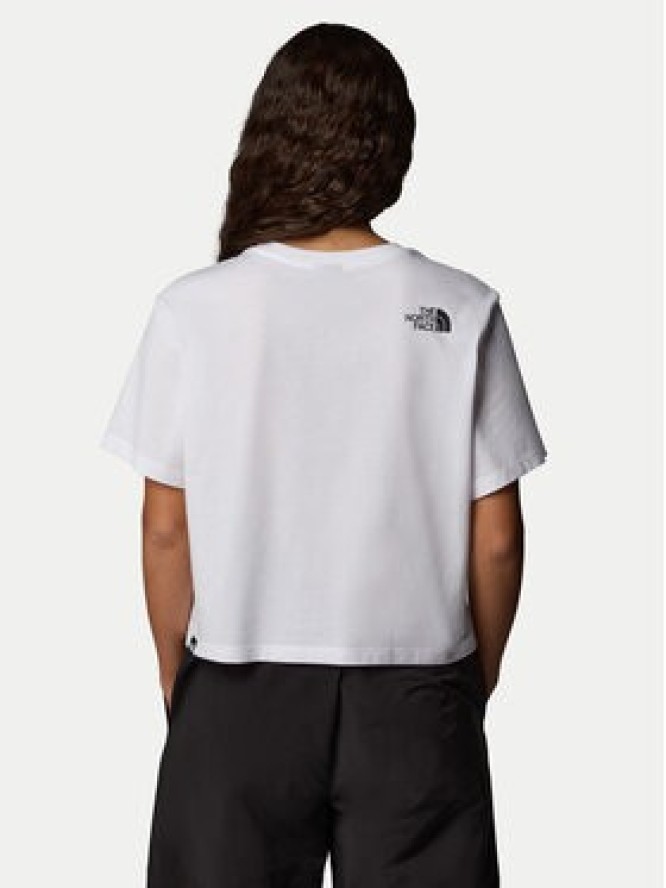 The North Face T-Shirt Easy NF0A8A6H Biały Loose Fit