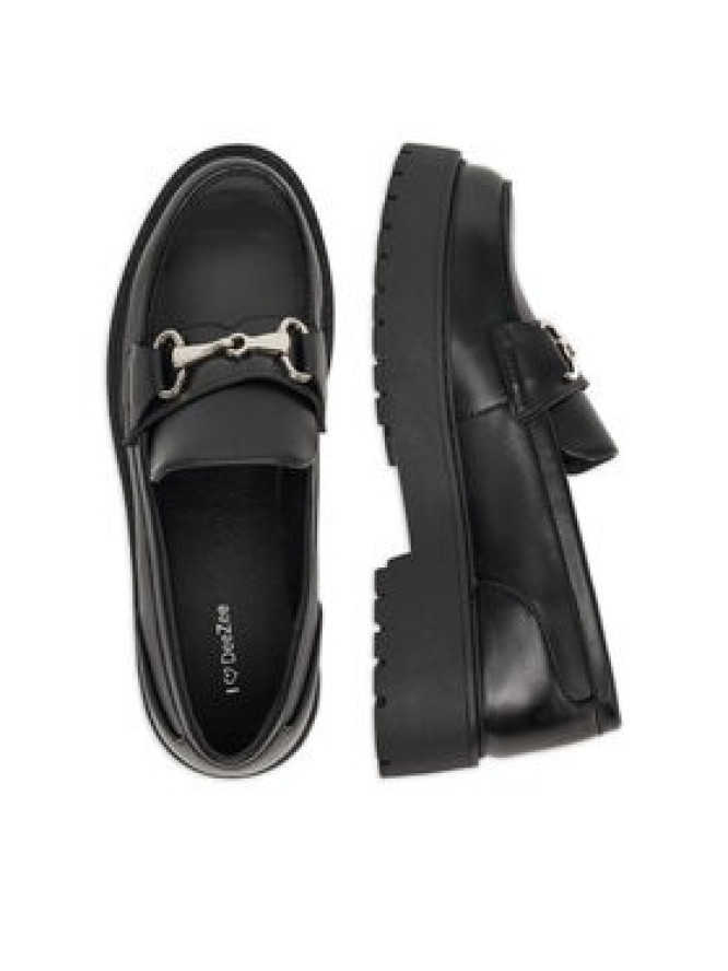 DeeZee Loafersy 18638-14 Czarny