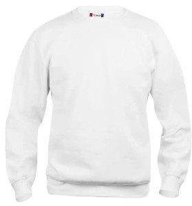 clique Basic Roundneck Junior bluza junior biała – white