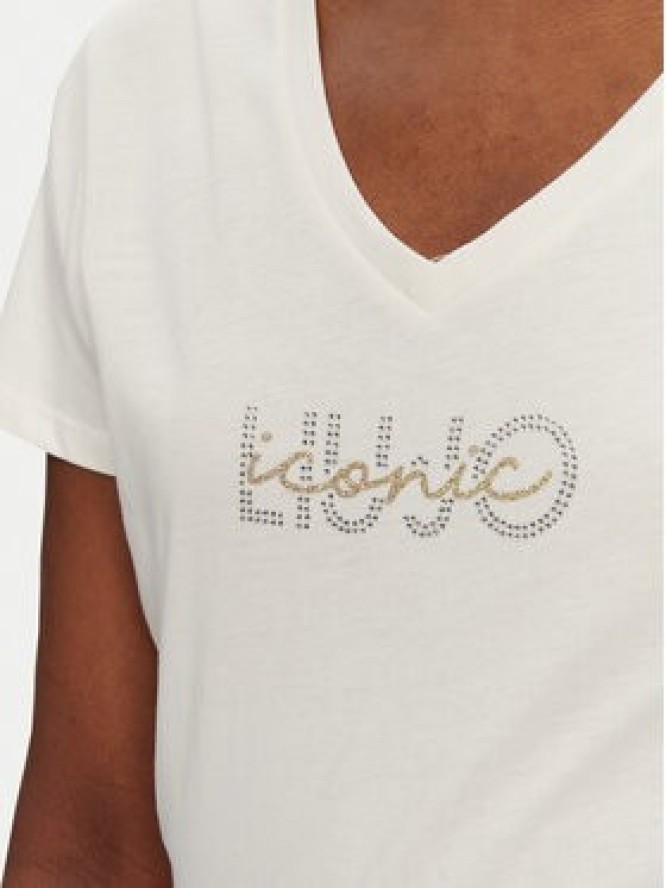 Liu Jo Sport T-Shirt TA5179 J6040 Biały Regular Fit